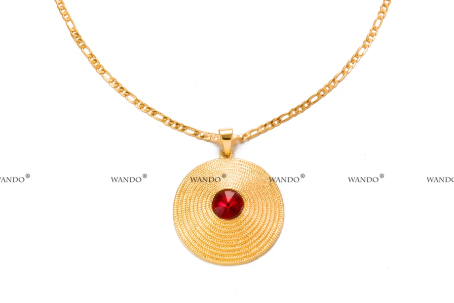 WANDO 24 К золотой цвет ecklace эфиопские серьги Ювелирные наборы Эфиопский нигерийский Свадебный невесты Эритрейская цепочка африканские ювелирные изделия