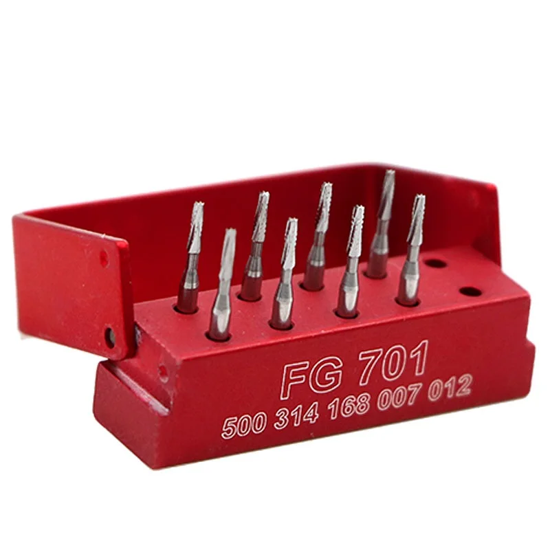 10 шт./кор. стоматологический высокоскоростной наконечник карбидные боры