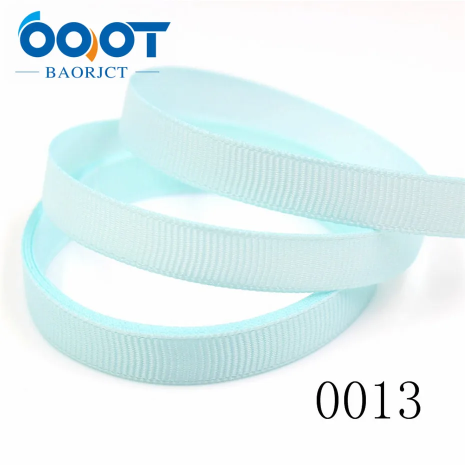OOOT BAORJCT 181010 10 ярдов/партия, 125 цветов s можно выбрать 10 мм одноцветные корсажные ленты, Подарочная упаковка DIY материалы ручной работы - Цвет: 0013