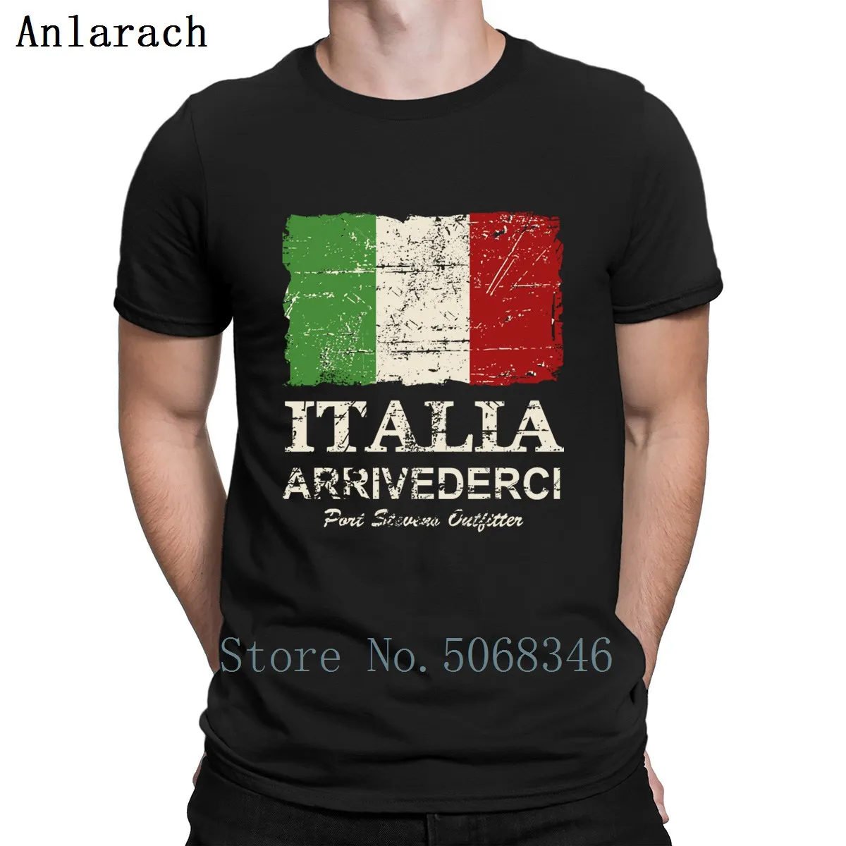 Italy Flag Vintage Look T Shirt Authentic Spring Autumn Anti-Wrinkle Cotton Unisex S-XXXL Customized Unique | Мужская одежда