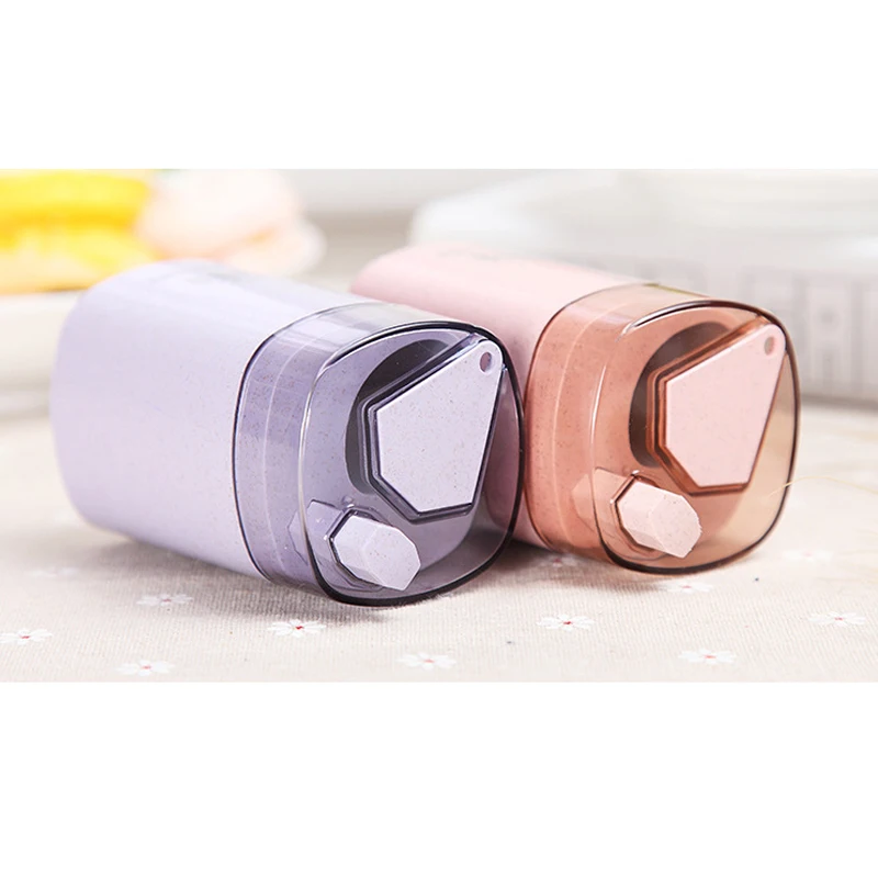 Automatic Toothpick Holder Container Wheat Straw Household Table Storage Box Dispenser Multiple Colors Heart-shaped or square | Дом и сад