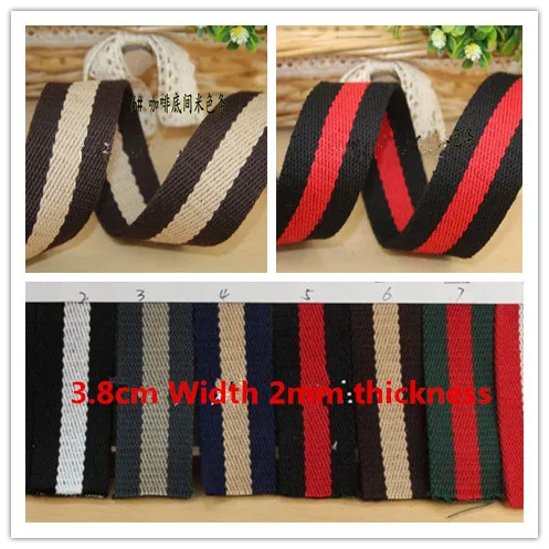 3 8 см хлопчатобумажная парусиновая лента для лямок на плечо ремни ремень