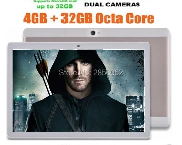 10 дюймов tablet Octa Ядро 1280*800 4 ГБ RAM 64 ROM 3 Г WCDMA Разблокировать Android 5.1 IPS Dual SIM Карты 10.1 |