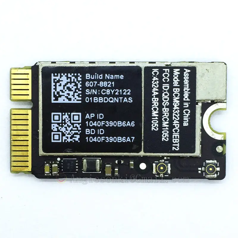 Wi-Fi Bluetooth-карта BCM943224PCIEBT2 для 13 &quotA1369 2010 2011 11&quot A1370 A1465 2012 | Компьютеры и офис