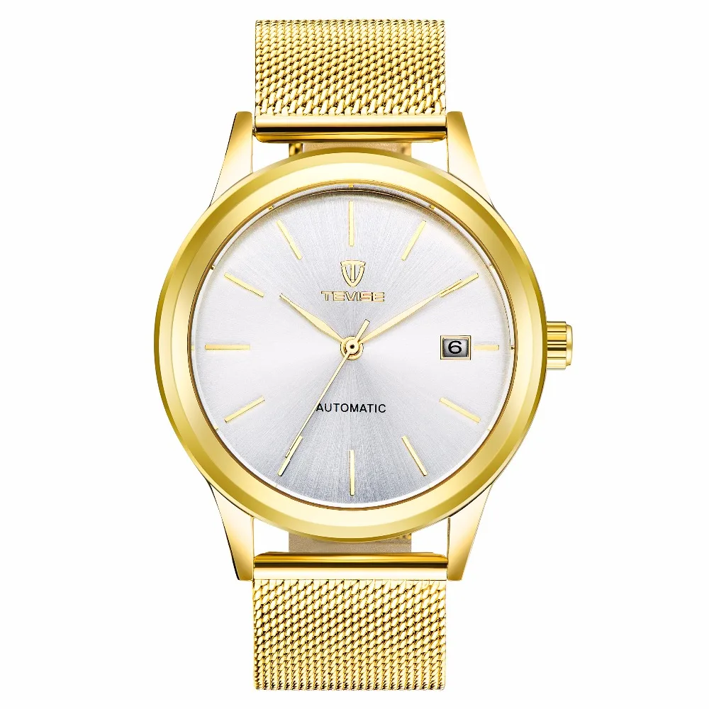 TEVISE мужские часы Лидирующий бренд Роскошные автоматические механические