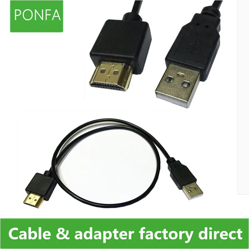 Адаптер HDMI совместимый со штекером A/V USB 2 0 соединительный кабель питания с able 50