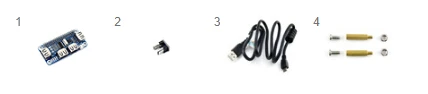 Waveshare USB в UART конвертер 4 порта usb-хаб шляпа для Raspberry Pi 2B/3B/3B+/Zero W совместим с USB2.0/1,1