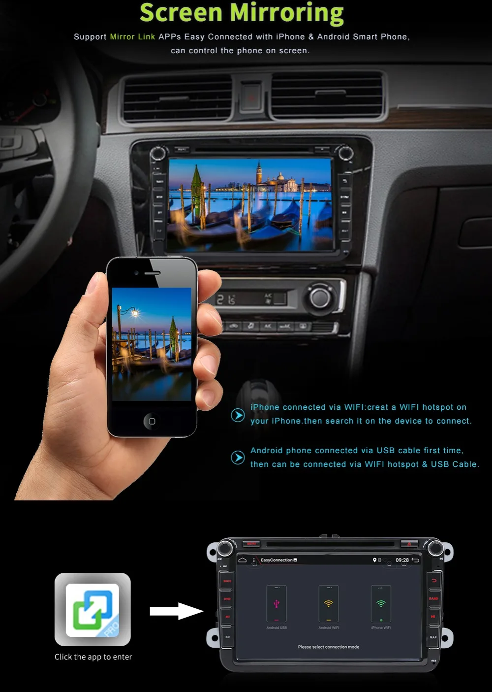 8 &quotAndroid 7 1 автомобилей Радио DVD gps навигации для Volkswagen VW Caddy Гольф Jetta Поло Седан
