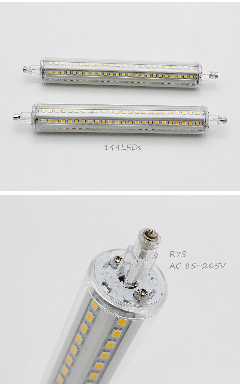 1 шт. Ampoule R7S светодиодный лампочка Кукурузы 78 мм 118 мм 135 мм 189 мм затемняемая лампа Замена 10 Вт 30 Вт 50 Вт галогенная лампа AC 85-265 в прожектор