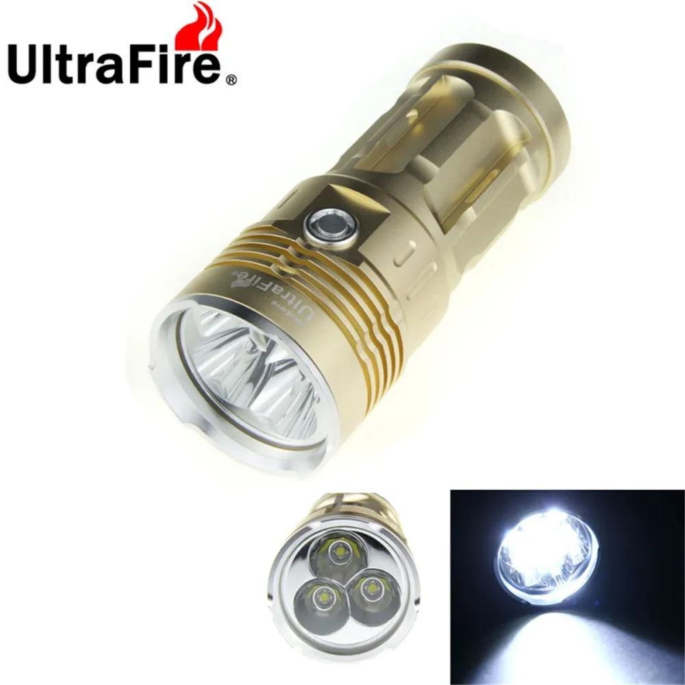 Фонарик Ultrafire CREE XM L T6 светодиодный перезаряжаемый портативный прожектор luz