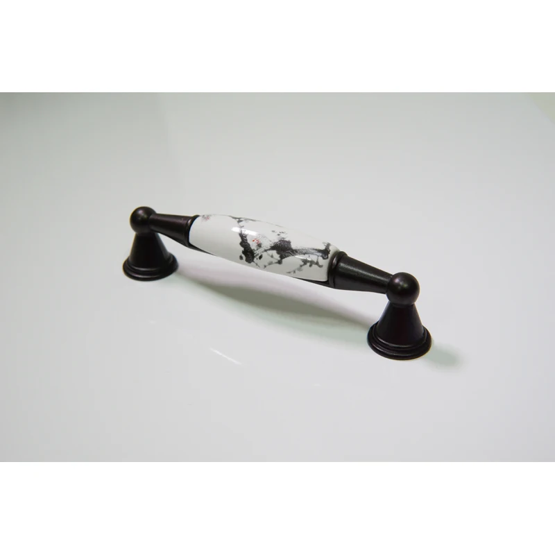 

Wholesale 10pcs lot wash painting porcelain furniture handle,kitchen door handles and knobs,porcelain drawer handles