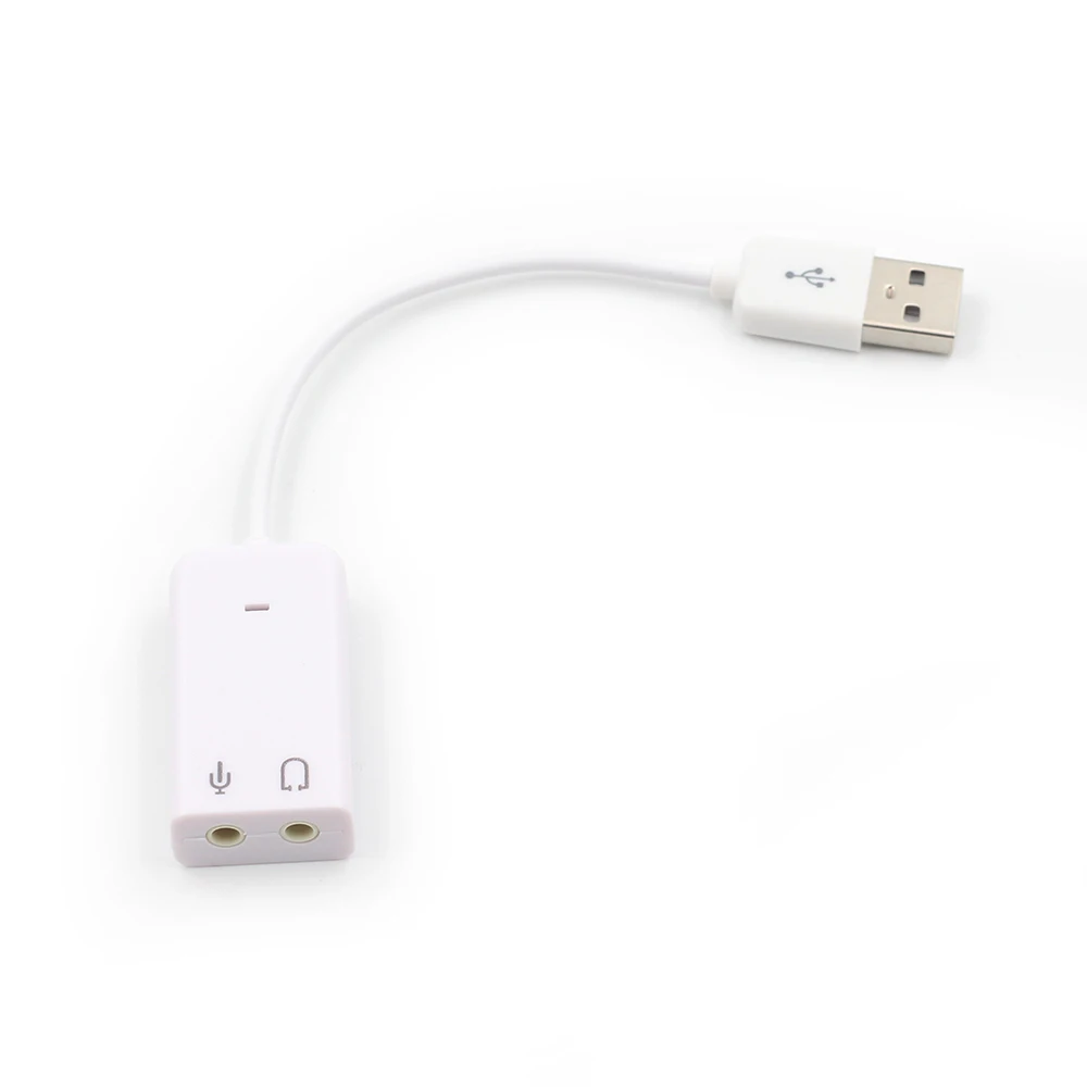 USB звуковая карта Virtual 7,1 3D Внешний USB аудио адаптер USB к разъему 3,5 мм наушники микрофон Звуковая карта для ноутбука ноутбук ПК
