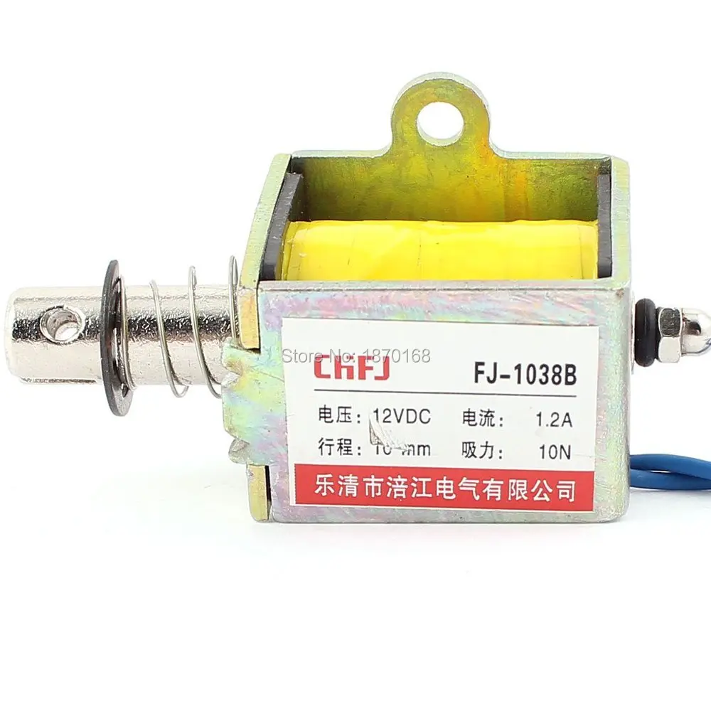 Fj 1038 типов электромагнитных DC Pull Push 10N 12 V 1.2A электромагнитный магнит 10 мм|12