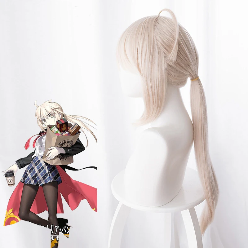 Fate/Grand Order Okita Souji Косплей парик для женщин 70 см длинные прямые термостойкие