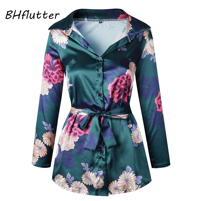 BHflutter Цветочный принт сексуальное мини платье Для женщин Новое поступление