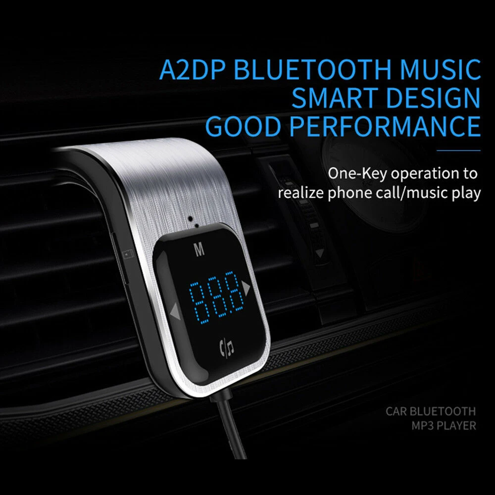 Автомобильный маленький fm передатчик Bluetooth автомобильный комплект MP3 радио