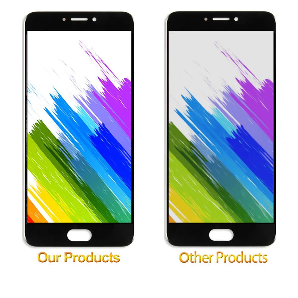 Sinmaytai 5 дюймов белый/черный для Meizu MX6 ЖК-экран + сенсорный дигитайзер с рамкой