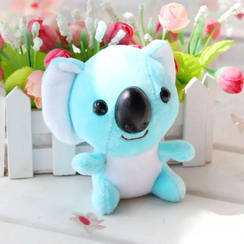 Lover Panda Koala Bear Plush Stuffed Toys Key Chain Ring Pendant Wedding Gift Toy 10cm Boy Children | Игрушки и хобби