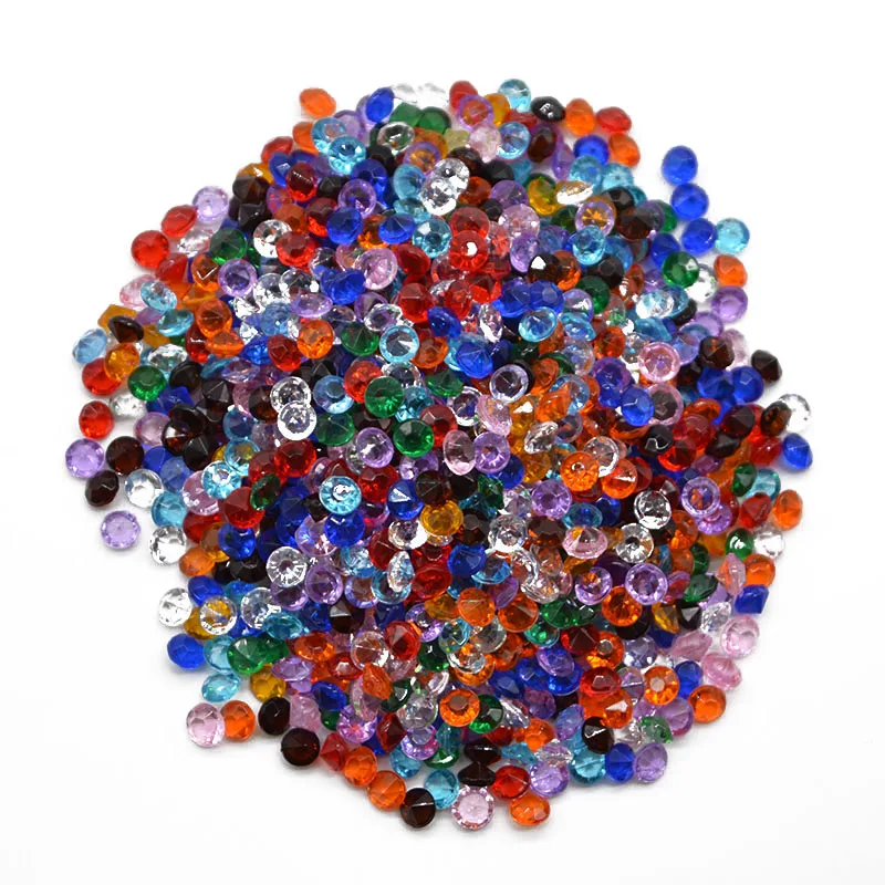 1000 шт Мини Акриловые Алмазные Конфетти украшения стола швейная ткань одежды