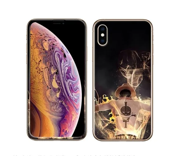 Чехол для экрана для iPhone Xs XR Xs Max X Передняя пластина из закаленного стекла+ ТПУ задняя Цветная рисунок или корпус с рисунком - Цвет: pattern 6