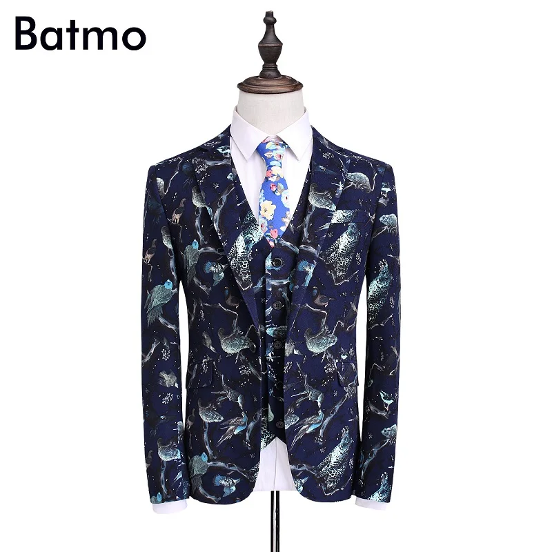 Batmo 2017 новое поступление Высокое качество модные принтованные мужские suis