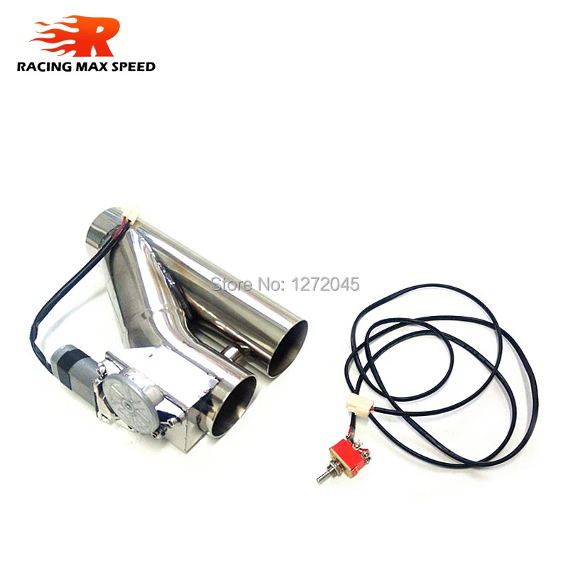 Универсальный 2.5 дюймов нержавеющей стали выпускной трубопровод электрический Y