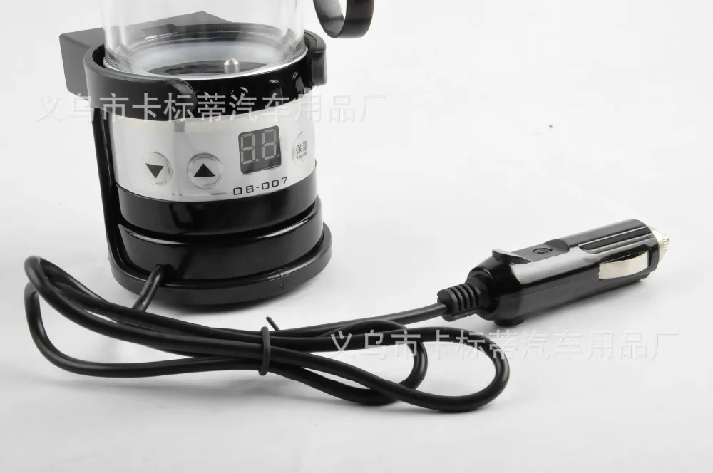 CBJ led 300 мл металлическая нержавеющая сталь автомобильная электрическая нагревательная чашка кофе с горячей