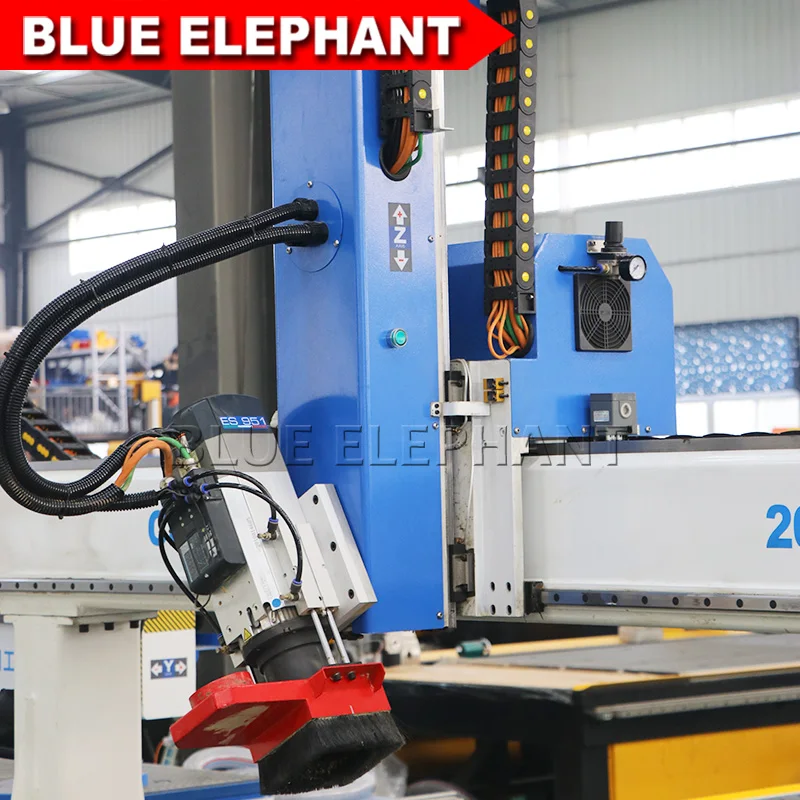 Blue Elephant woodworking 3D CNC Router for Furniture Engraving Machine Taiwan SYNTEC control system | Инструменты