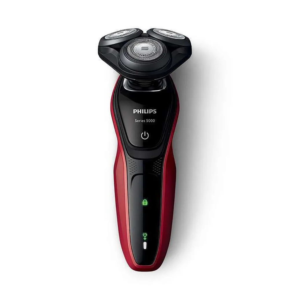 Профессиональная Электробритва Philips S5078 с перезаряжаемым индикатором низкого заряда батареи, Вращающаяся бритва для мужской электробритвы