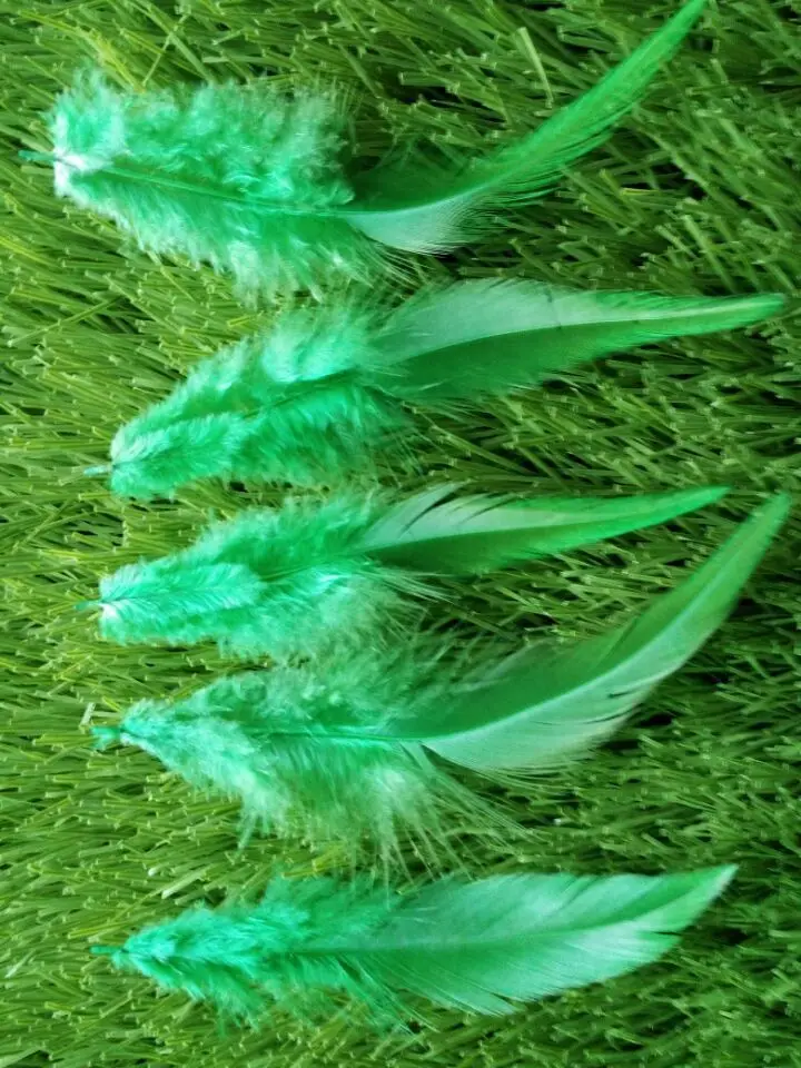 Новинка! Травянисто-зеленый 50 шт. качественное перо фазана 4-6 дюймов/10-15 см