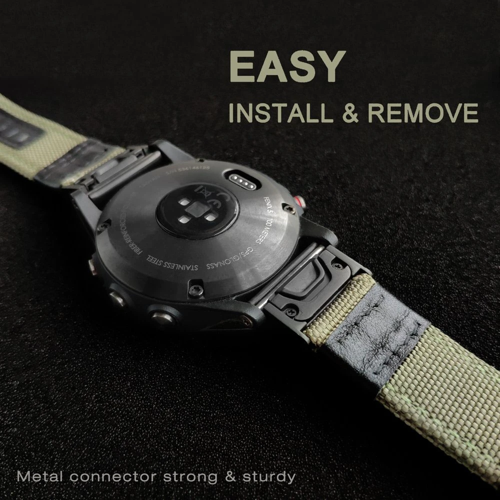 22 мм Quick Fit Fenix 6 напульсник Sweatproof NATO нейлоновый ремешок для часов Garmin Fenix 5/5 Plus/Instinct/Quatix 5