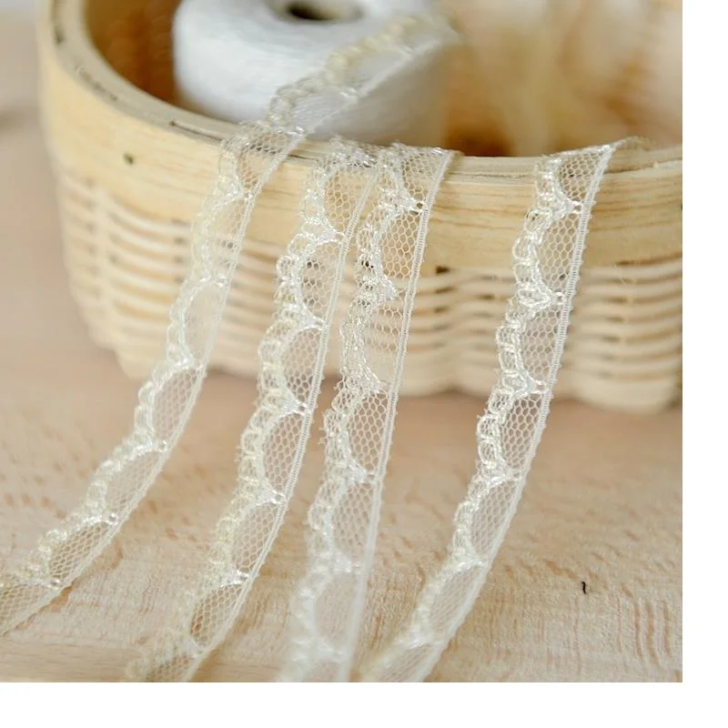 DIY Белое кружево полиэстер Кружева Кукла кружева аксессуары 2,5 см Ширина