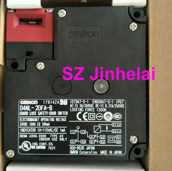 

Оригинальный безопасный дверной выключатель OMRON D4NL-2DFA-B