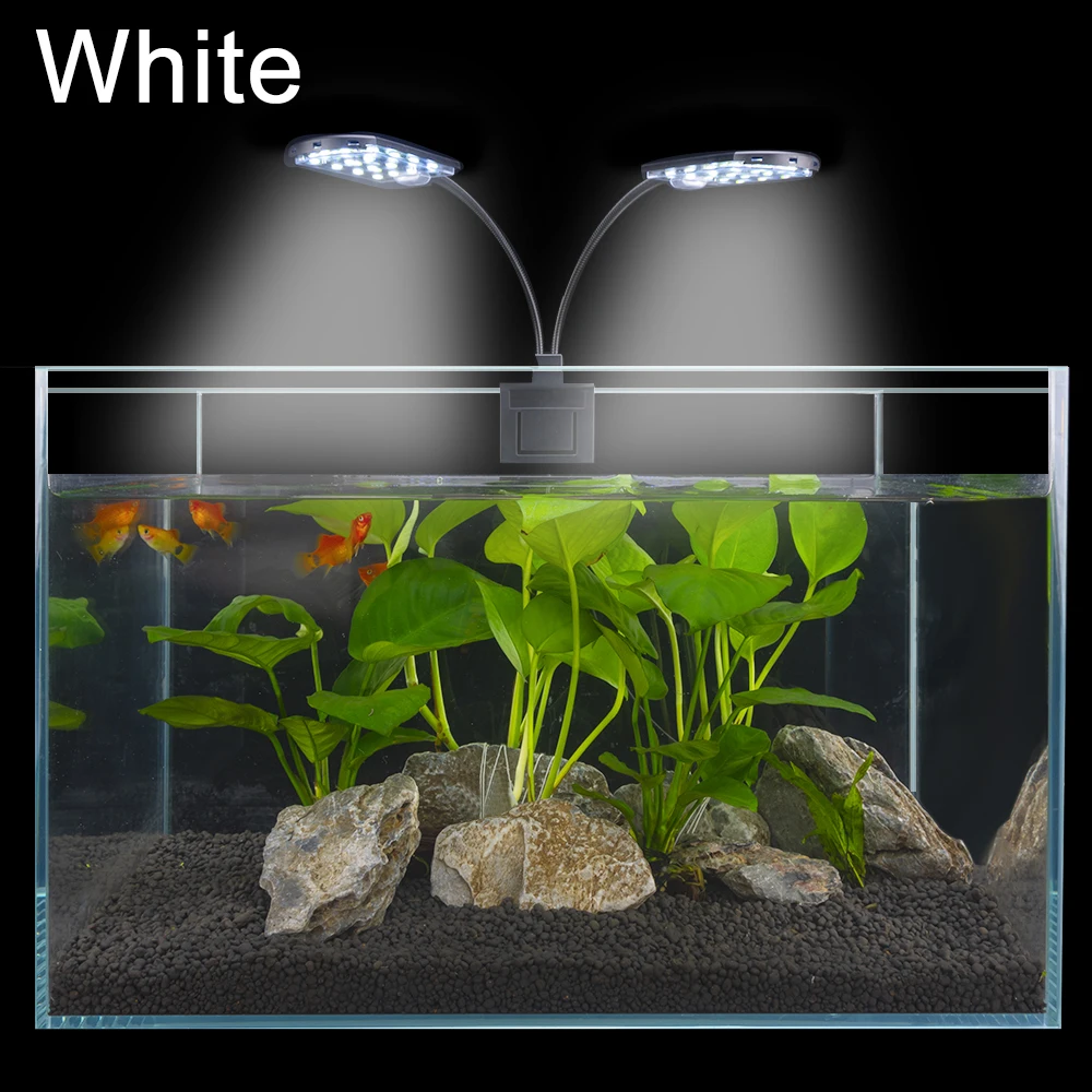 Senzeal Aquarium Light Super bright Aquarium Led Lighting M3/X3/X5/X7/X9 Clip-on Slim Fish LED Lamp 220V/110V Fish Tank LED Lamp