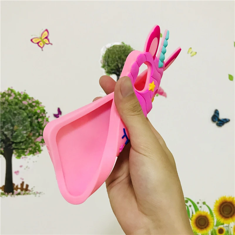 

3D Cartoon Liquid Unicorn Horse Soft Silicone Case for Huawei P8 P9 P10 P20 Lite Pro Y3 Y5 Y6 2 II Y7 Prime Y9 2017 2018