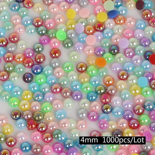 Mixed Color В переменного тока, 50-1000 шт./лот 3/4/5/6/8/10/12/14 мм Свадебные украшения акриловые конфетти ремесел ручной работы для праздника вечерние поставки - Цвет: Mixed Color