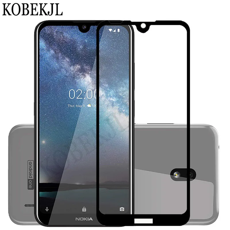 Tempered Glass Nokia 2.2 Screen Protector TA-1188 TA-1191 TA-1179 TA-1183 Nokia2.2 Full Cover Film 5.71 | Мобильные телефоны и