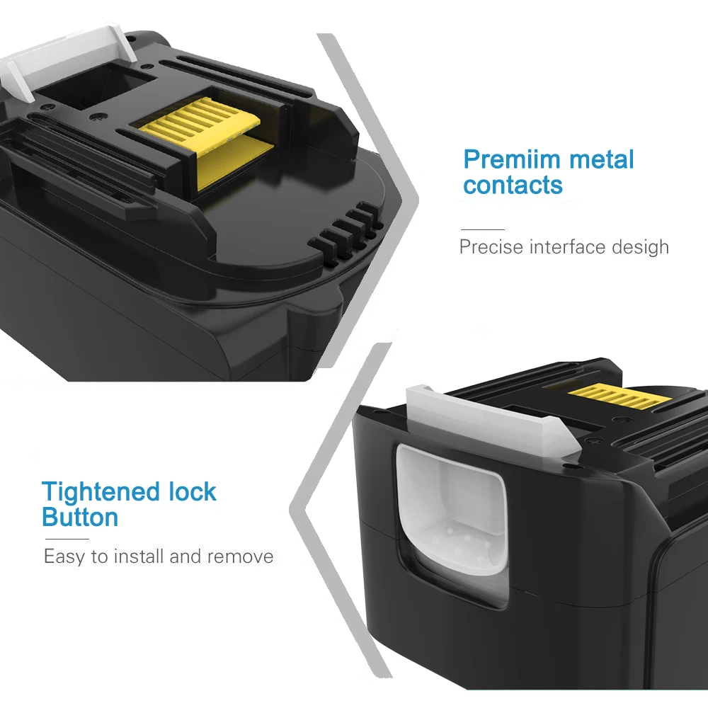 Makita 14,4 V 4.0Ah/4000mAh литий-ионная аккумуляторная батарея Замена электроинструмента для BL1430 194558-0,194559-8, BL1415, 194066-1,194065-1, JT6226