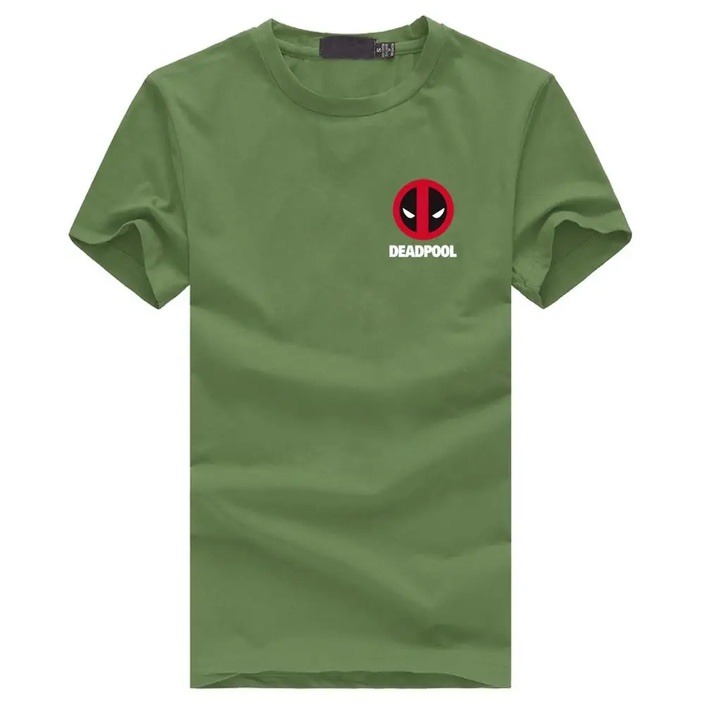 2017 новая мода повседневная топы бренд дэдпул уличная коротким рукавом футболки