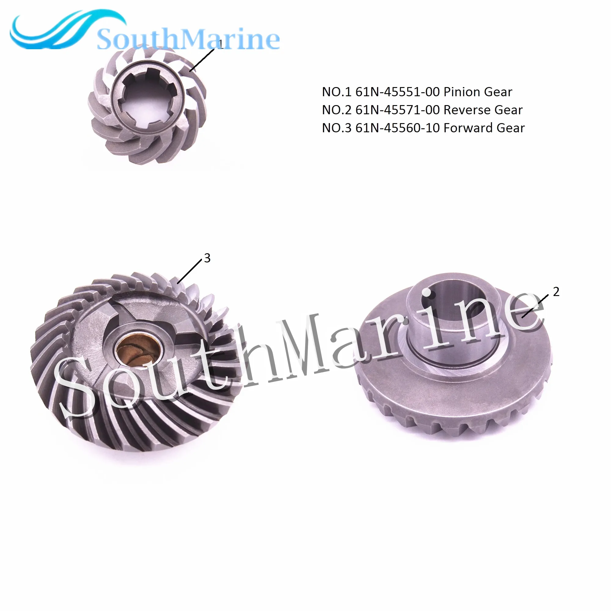 Подвесной Двигатель 61N 45551 00 Pinion & 45571 Reverse 45560 10 передний редуктор для Yamaha F25 E25B E30H 25B