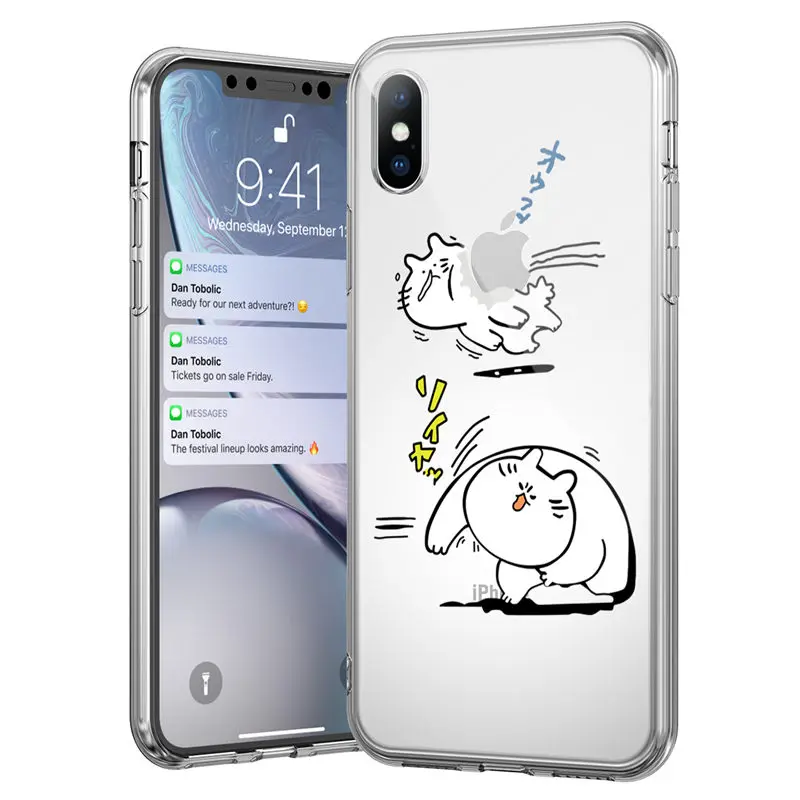 2645 Чехол Ottwn для iPhone X, чехол для iPhone 6, 6s, 7, 8 Plus, XR, XS Max, 5, 5S, SE, 11Pro, Max, забавное животное, динозавр, мягкий чехол для телефона, прозрачный чехол - Цвет: 2645