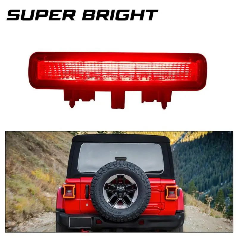Светодиодный 3 й тормозной светильник совместимый с Jeep Wrangler Jl 2018 2019 третий