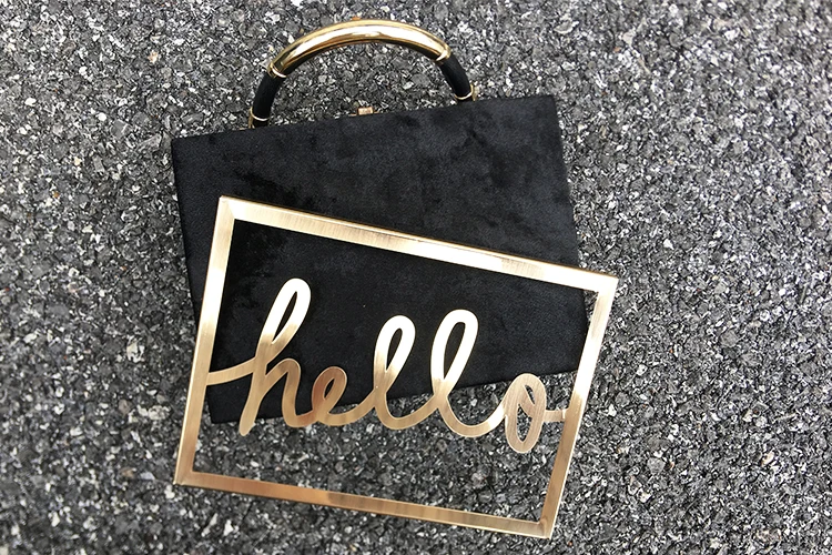 Градиентная расцветка, блестки, буквы Hello Box, стильная женская сумка, сумка на плечо, вечерние мини-сумки, женская сумка-клатч с клапаном