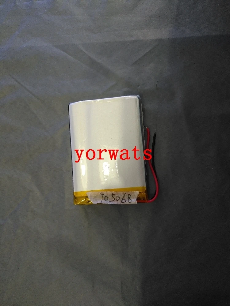 

New Hot A Rechargeable Li-ion Cell 3.7V polymer lithium battery 705068 direct selling