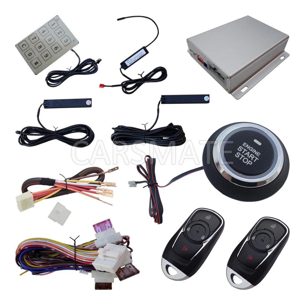 PKE Автомобильная сигнализация кнопочный Пусковой двигатель дистанционного
