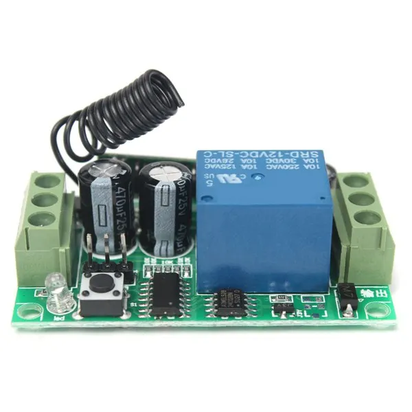 Новый DC 12V 10A реле 1CH Канал Беспроводной RF пульт дистанционного управления с 2