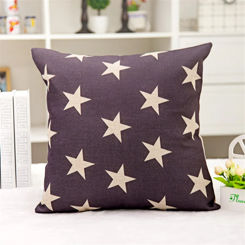Тип звезд на диван кровать для дома наволочка подушки задняя Звездный дизайн 45 и