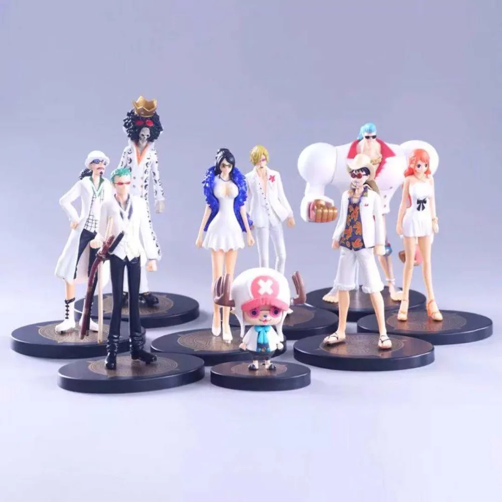 17 см 18 9 шт./компл. цельная пленка Золотая белая одежда Фигурки игрушки для детей