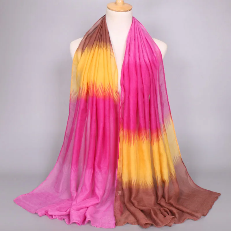 2018 платки Осенне зимняя Дамская обувь длинные большой в полоску геометрический