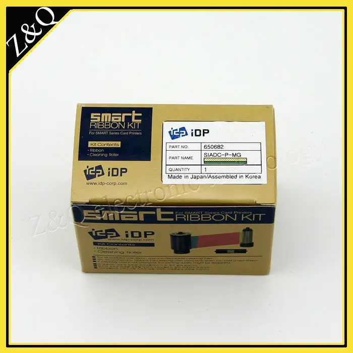 

IDP Smart 650682 SIADC-P-MG gold ribbon for use with smart card printer-1200 prints per roll